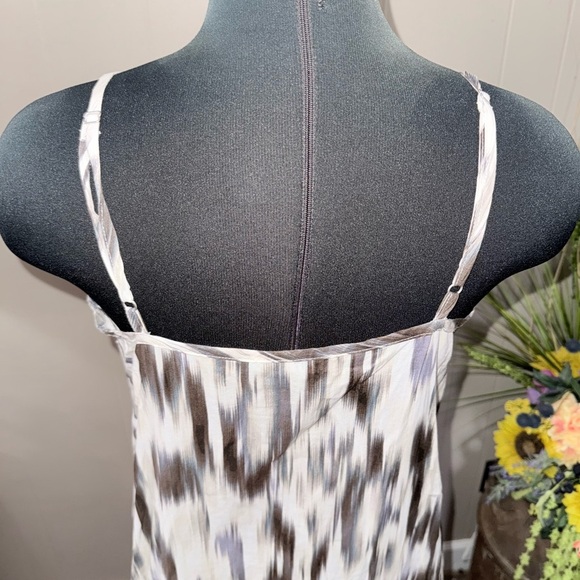 DKNY • V Neck Cotton Maxi Day Dress - Picture 4 of 13